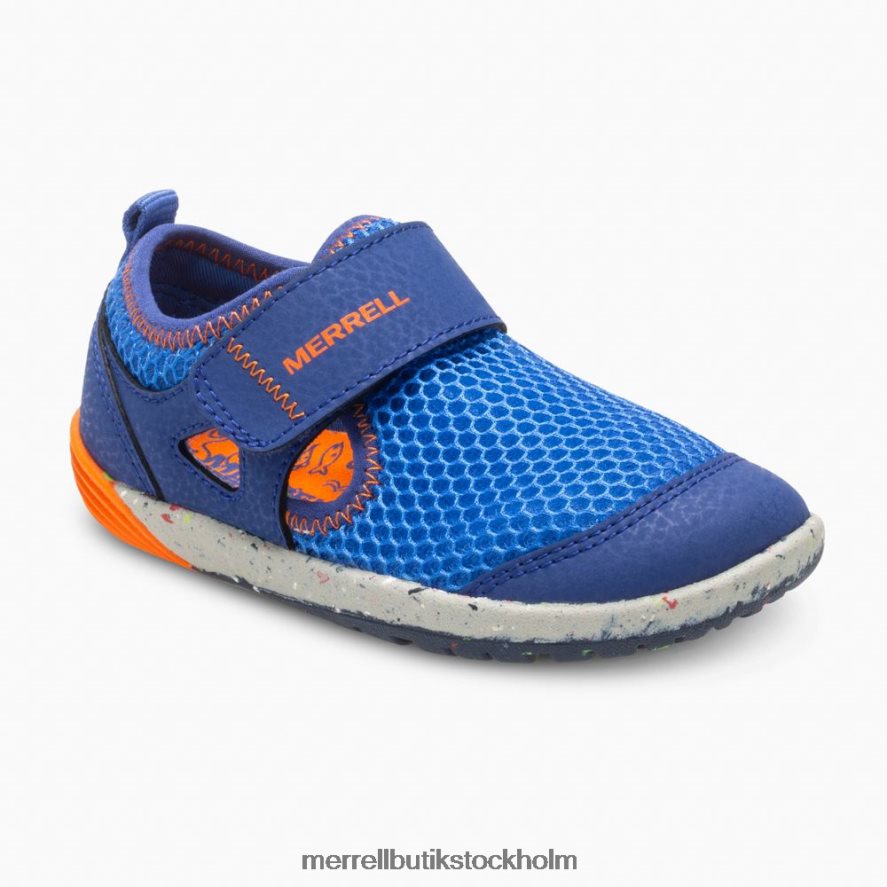 barn Merrell blå/orange bare steps h2o sneaker skor DP80HP1396