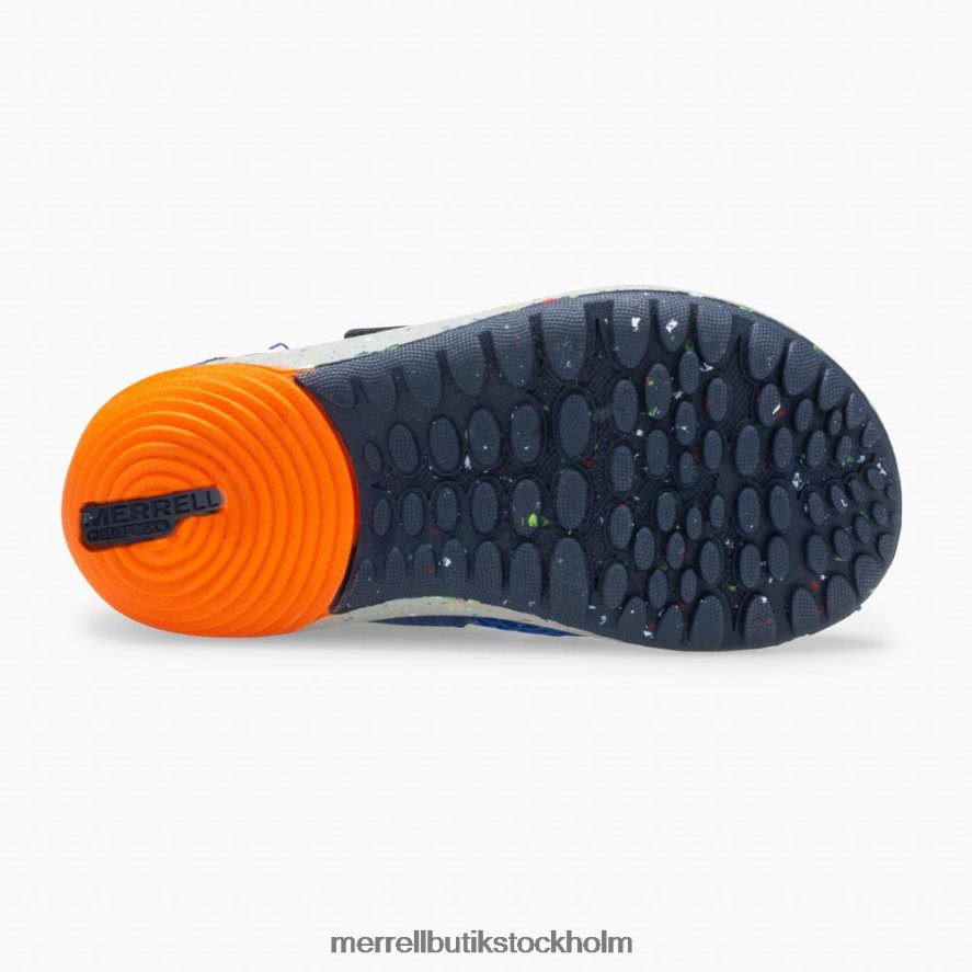barn Merrell blå/orange bare steps h2o sneaker skor DP80HP1396