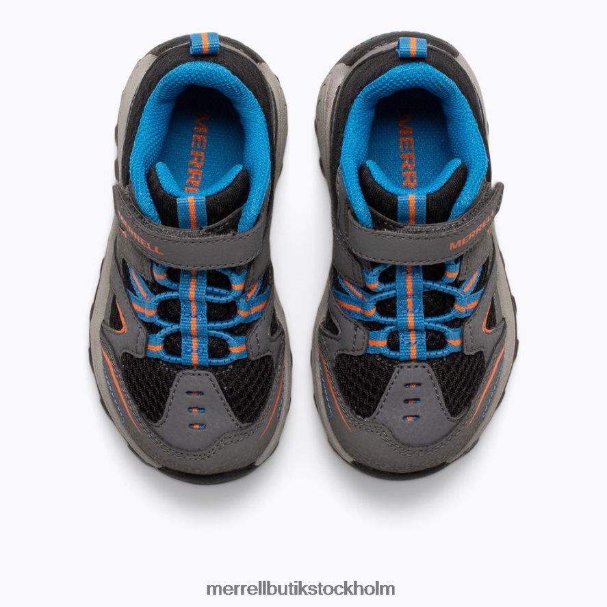 barn Merrell grå/svart trail chaser jr. sko skor DP80HP1342