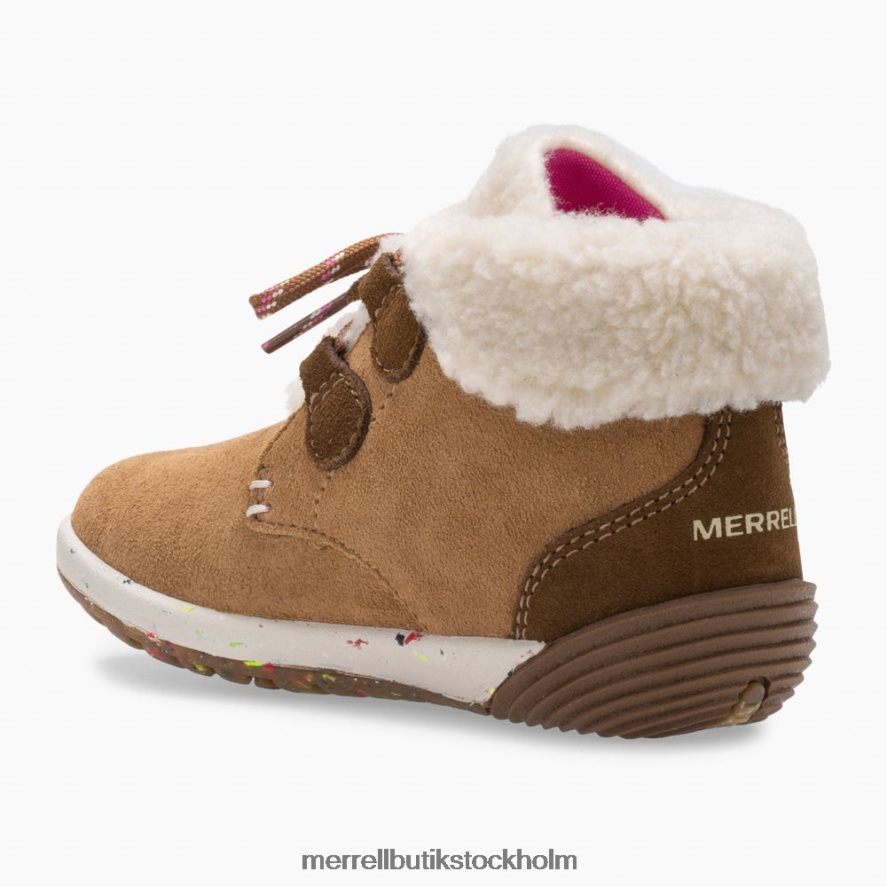barn Merrell kastanj mocka bare steps kakao jr. känga skor DP80HP1468