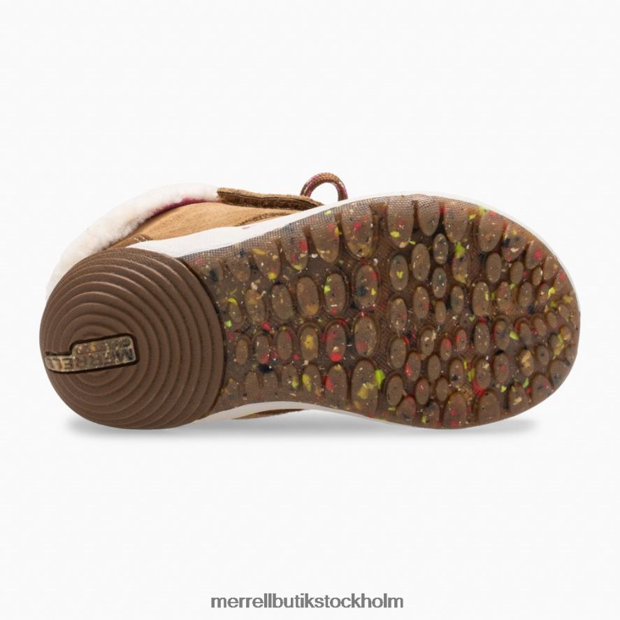 barn Merrell kastanj mocka bare steps kakao jr. känga skor DP80HP1468