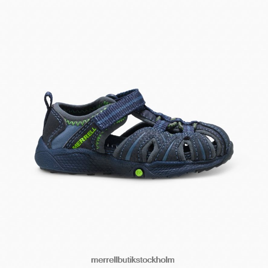 barn Merrell marin/grön hydro jr. sandal skor DP80HP1407
