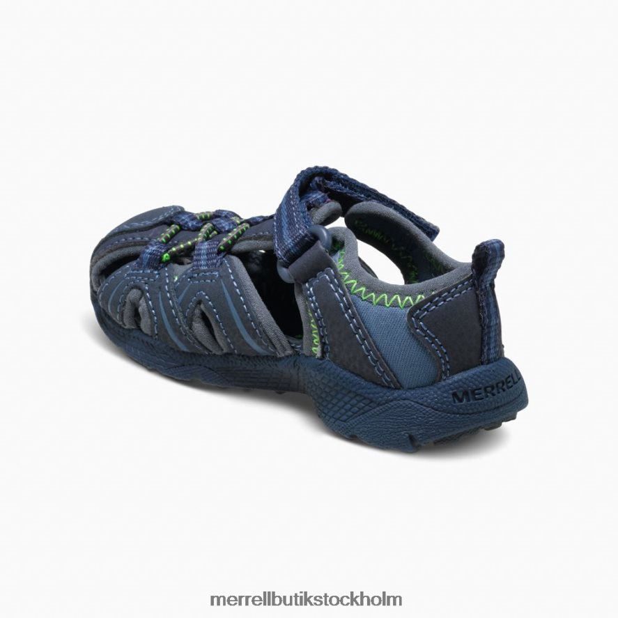 barn Merrell marin/grön hydro jr. sandal skor DP80HP1407