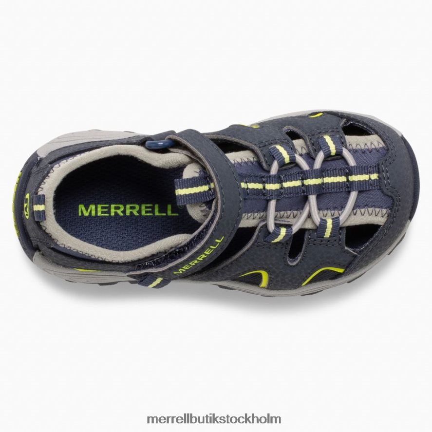 barn Merrell marin/lime hydro h2o hiker jr sandal skor DP80HP1406