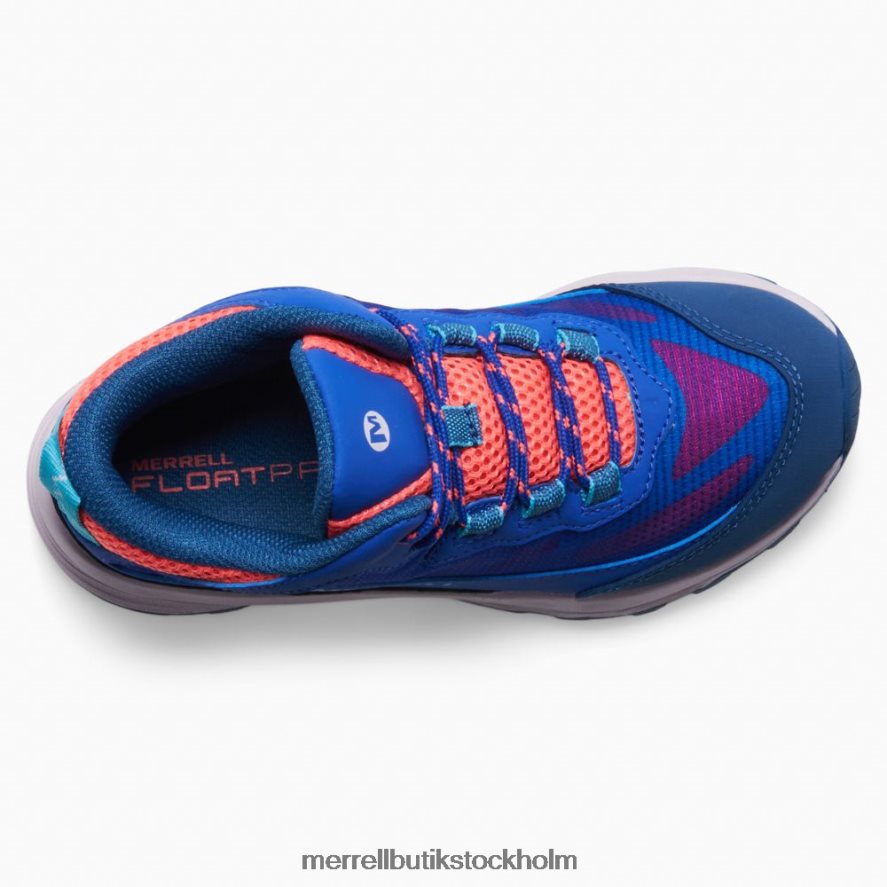 barn Merrell blå/bär/turq moab speed mid vattentät skor DP80HP1379