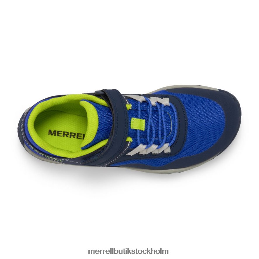 barn Merrell blå/lime trail handske 7 a/c skor DP80HP1441