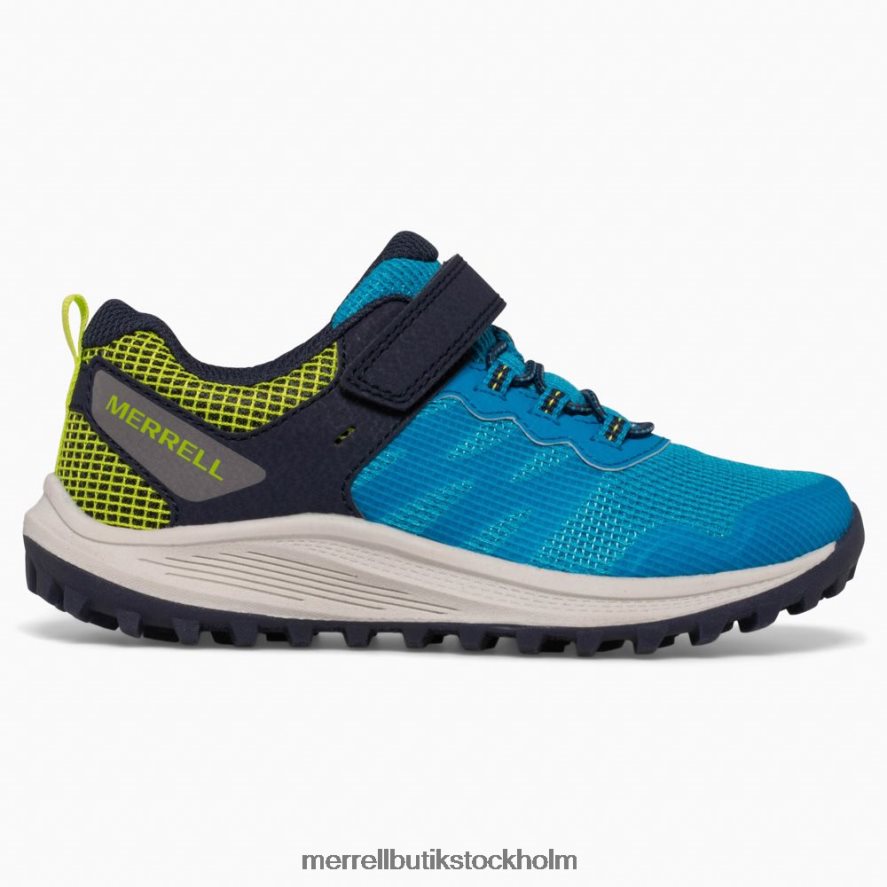 barn Merrell blå nova 3 sneaker skor DP80HP1357