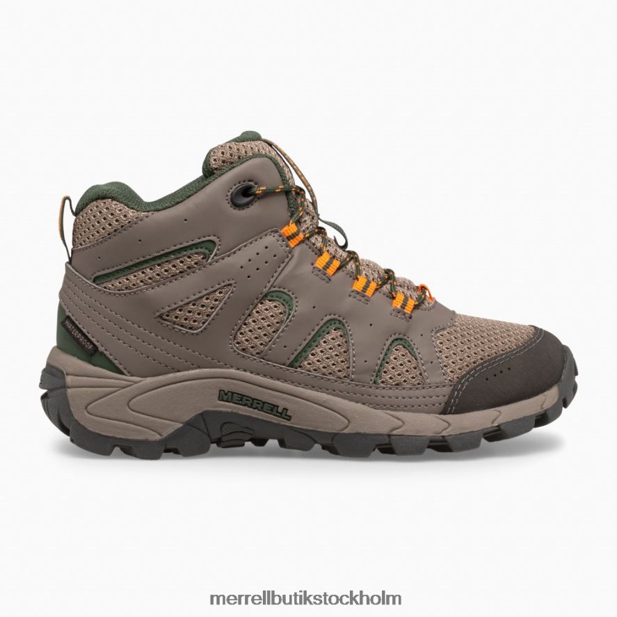 barn Merrell flyttblock oakcreek mellanspets vattentät stövel skor DP80HP1444