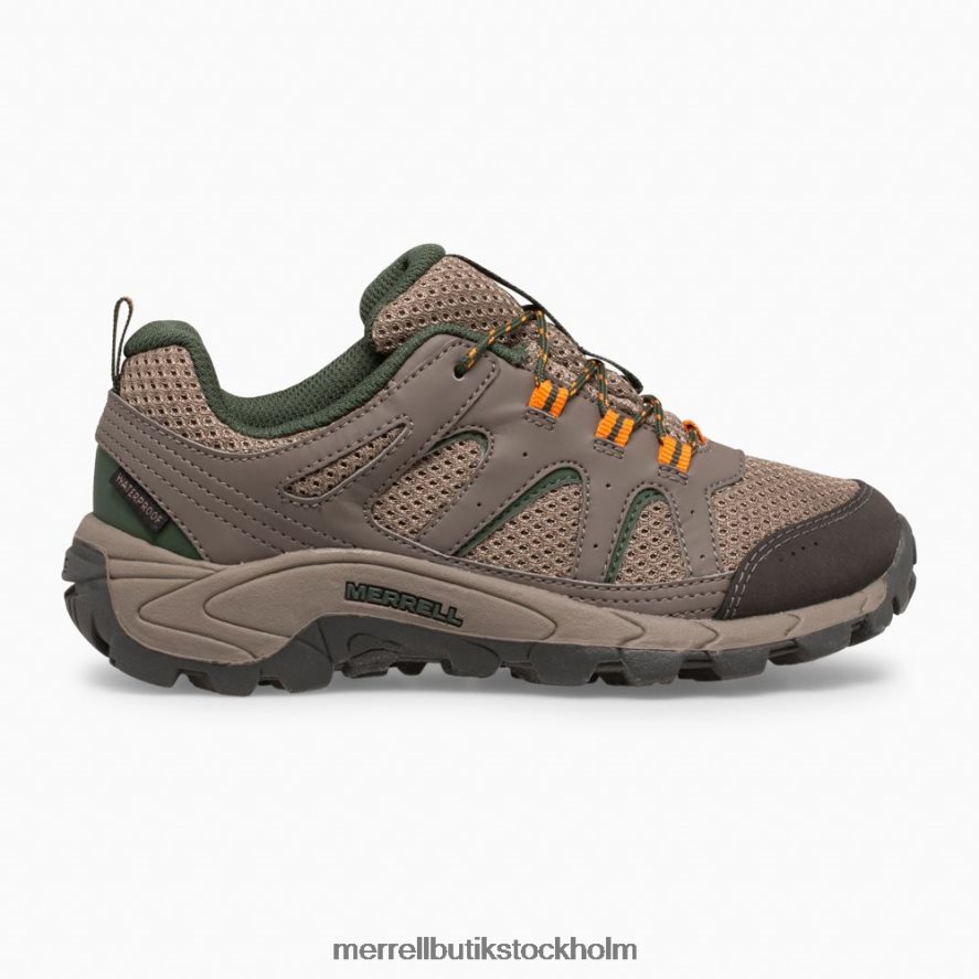 barn Merrell flyttblock oakcreek vattentät sneaker med låg spets skor DP80HP1448