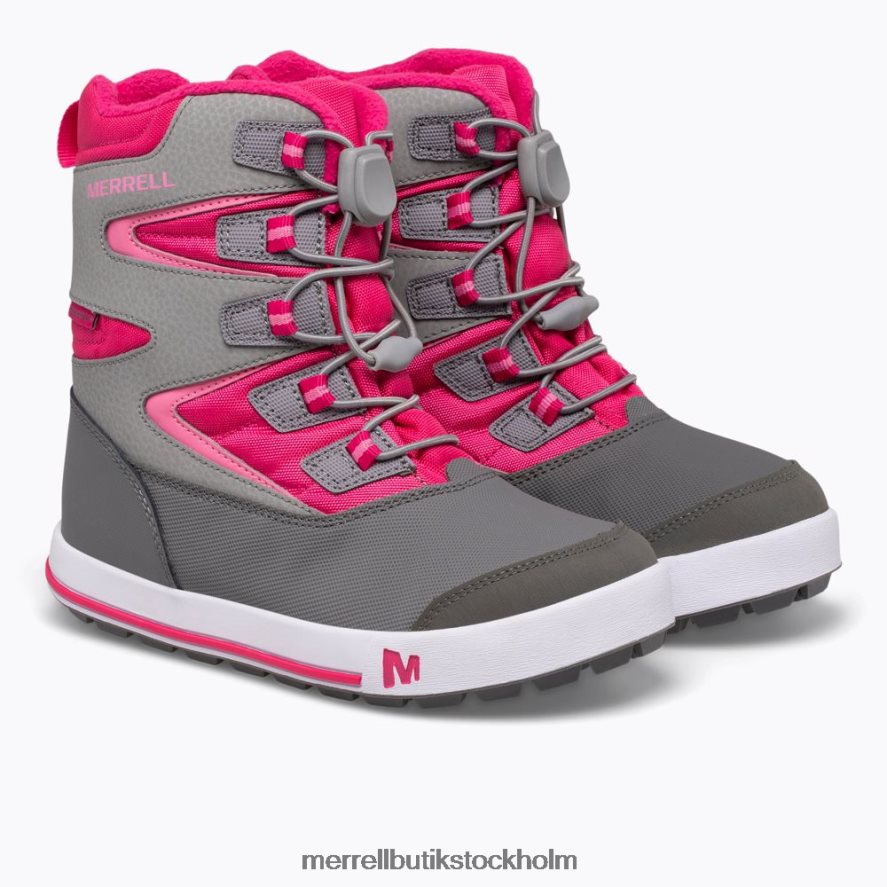 barn Merrell grå/bärig snow bank 3.0 boot skor DP80HP1481