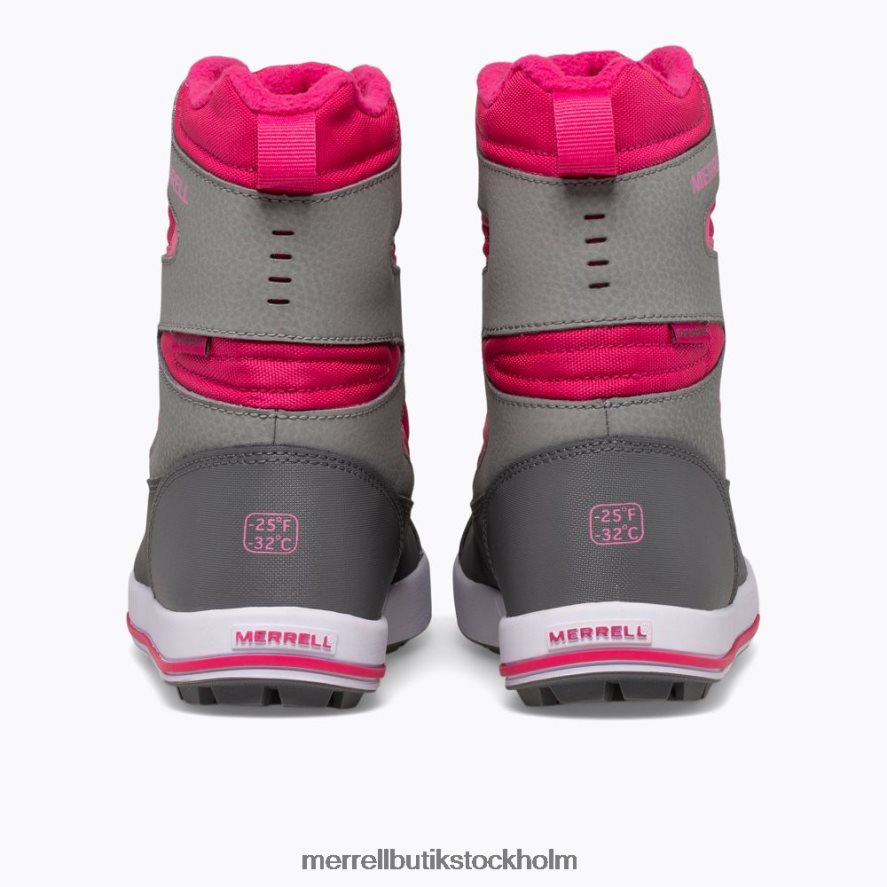 barn Merrell grå/bärig snow bank 3.0 boot skor DP80HP1481