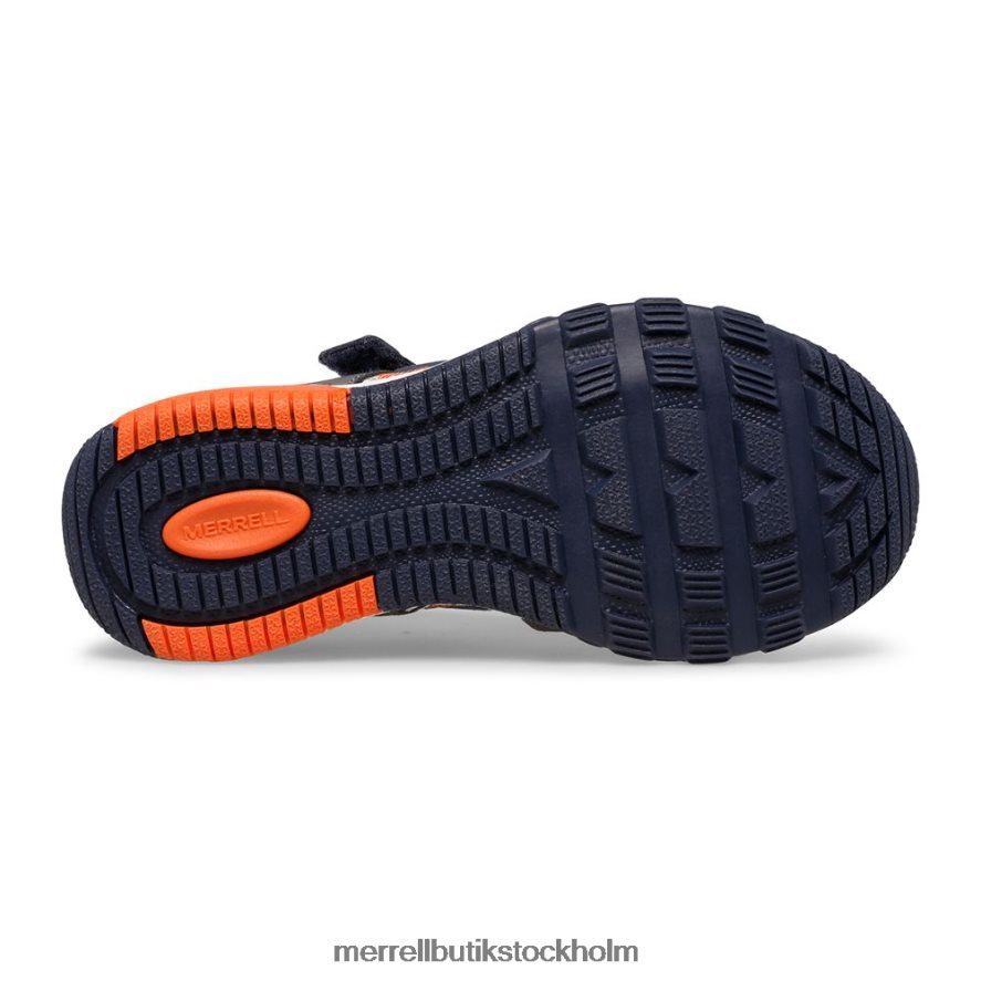 barn Merrell grå/marinblå hydro free roam chroma monarch sandal skor DP80HP1503
