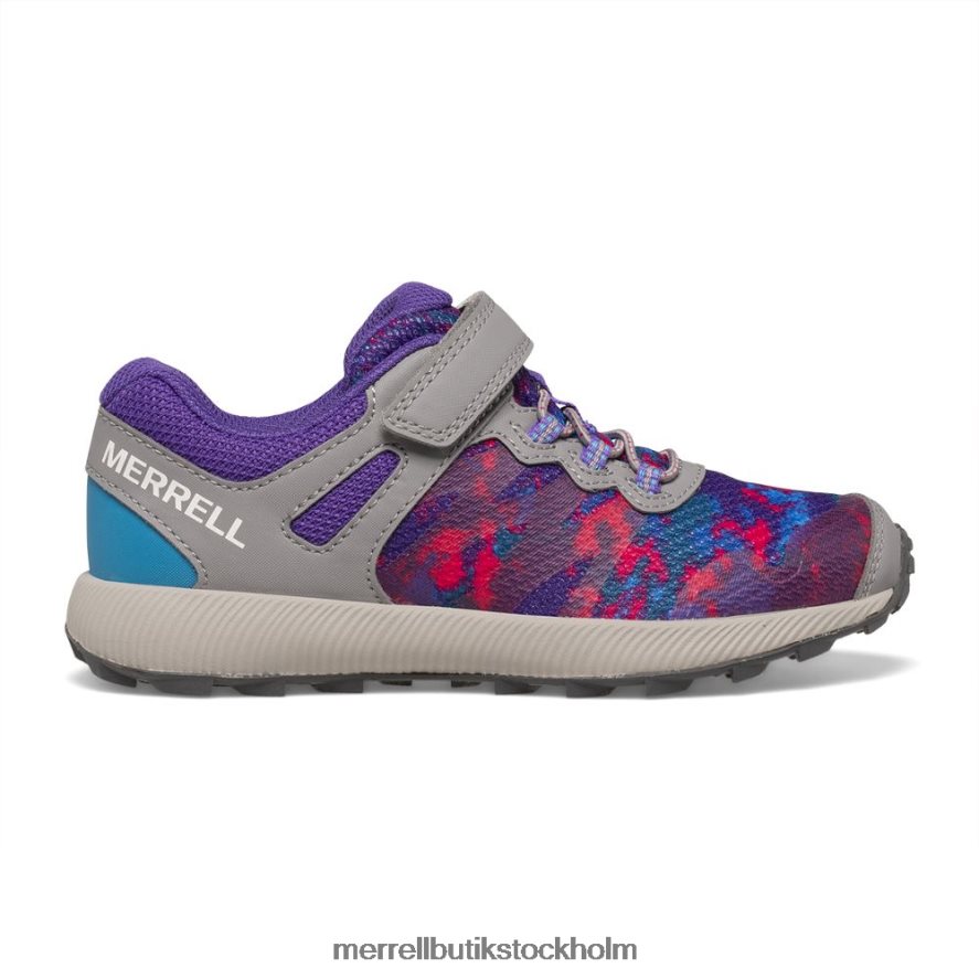 barn Merrell grå/multi nova 2 sneaker skor DP80HP784