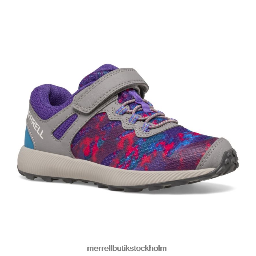 barn Merrell grå/multi nova 2 sneaker skor DP80HP784