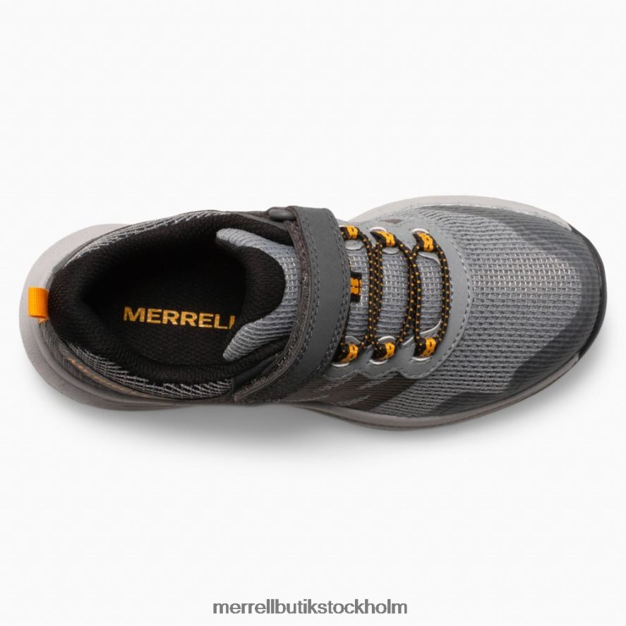 barn Merrell grå/orange nova 3 sneaker skor DP80HP1356