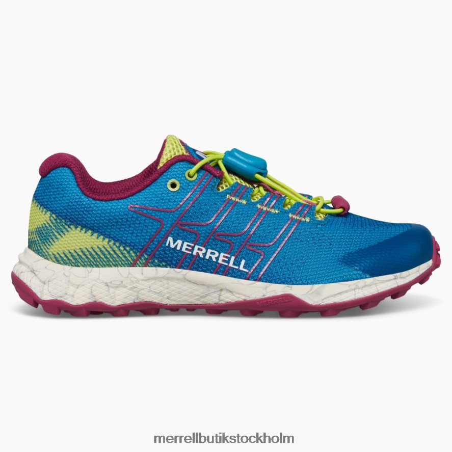 barn Merrell kricka/lime/fuchsia moab flyg låg a/c skor DP80HP1389