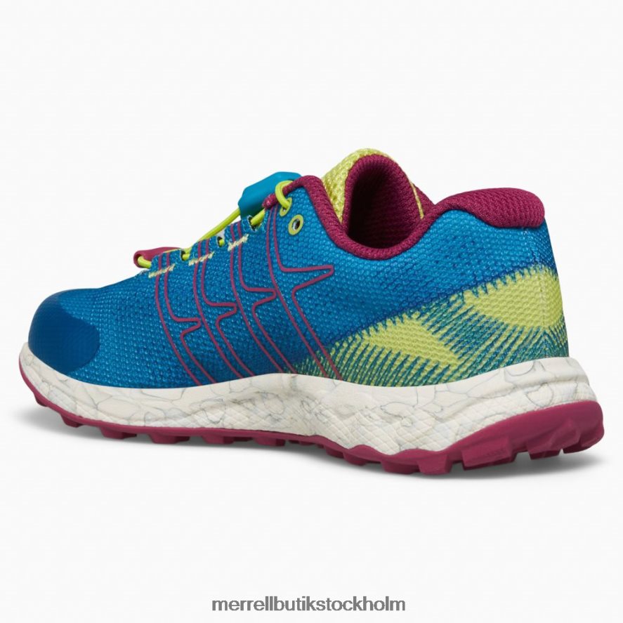 barn Merrell kricka/lime/fuchsia moab flyg låg a/c skor DP80HP1389