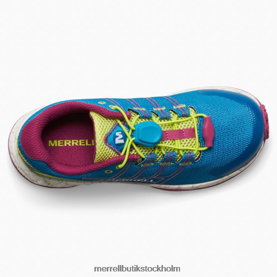 barn Merrell kricka/lime/fuchsia moab flyg låg a/c skor DP80HP1389