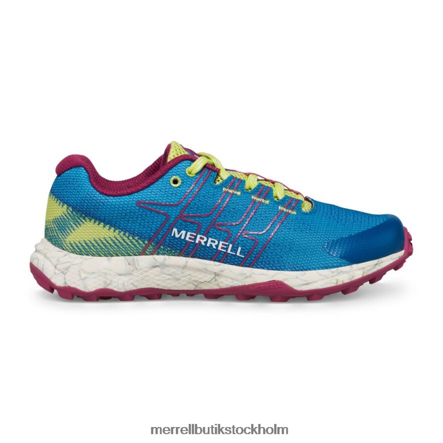 barn Merrell kricka/lime/fuchsia moab flyg låg skor DP80HP1438