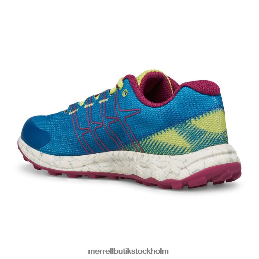 barn Merrell kricka/lime/fuchsia moab flyg låg skor DP80HP1438