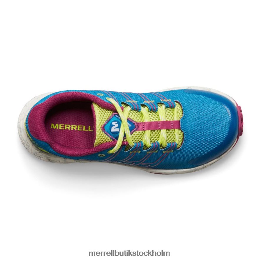 barn Merrell kricka/lime/fuchsia moab flyg låg skor DP80HP1438