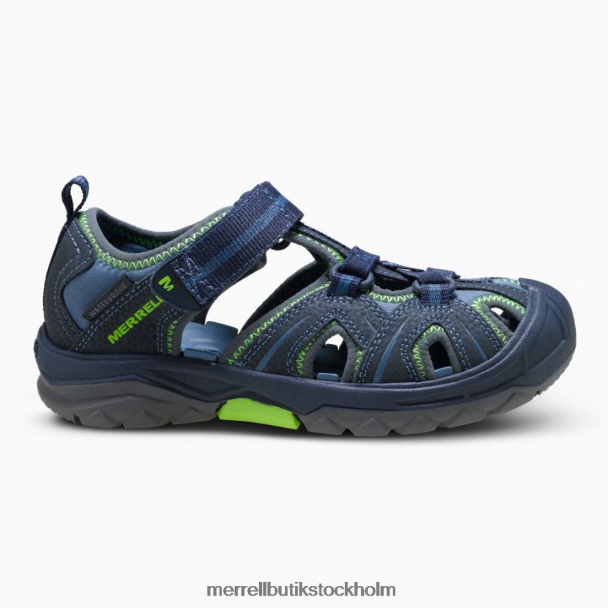 barn Merrell marin/grön hydro sandal skor DP80HP1413