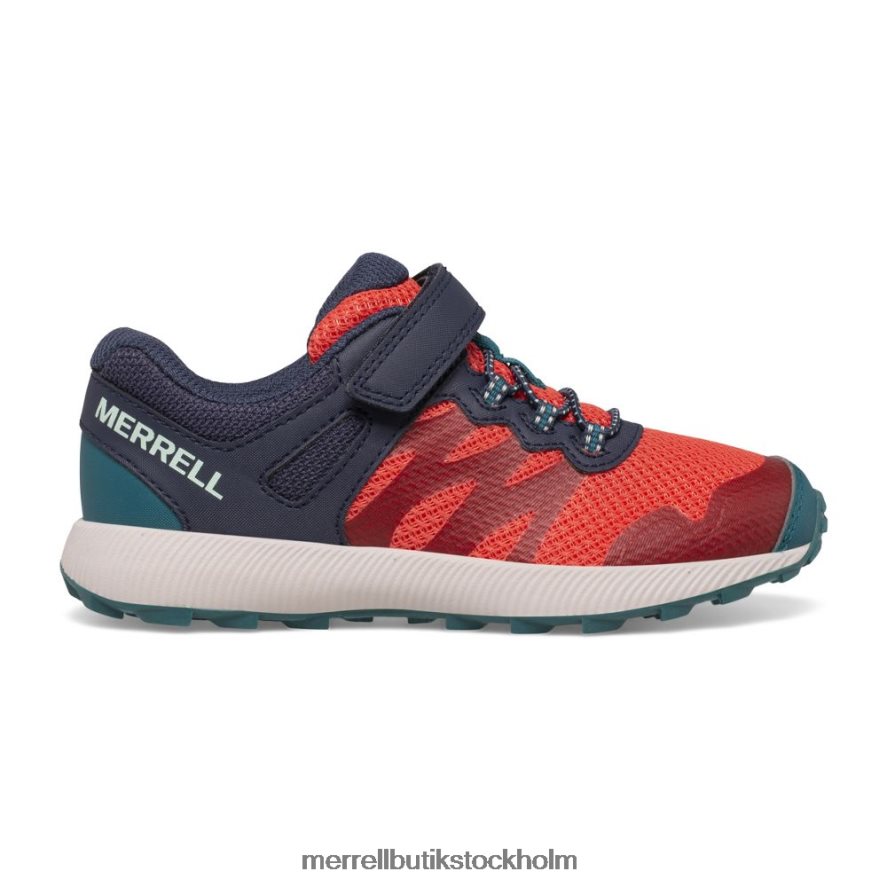 barn Merrell marin/korall nova 2 sneaker skor DP80HP786
