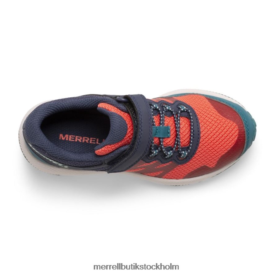 barn Merrell marin/korall nova 2 sneaker skor DP80HP786