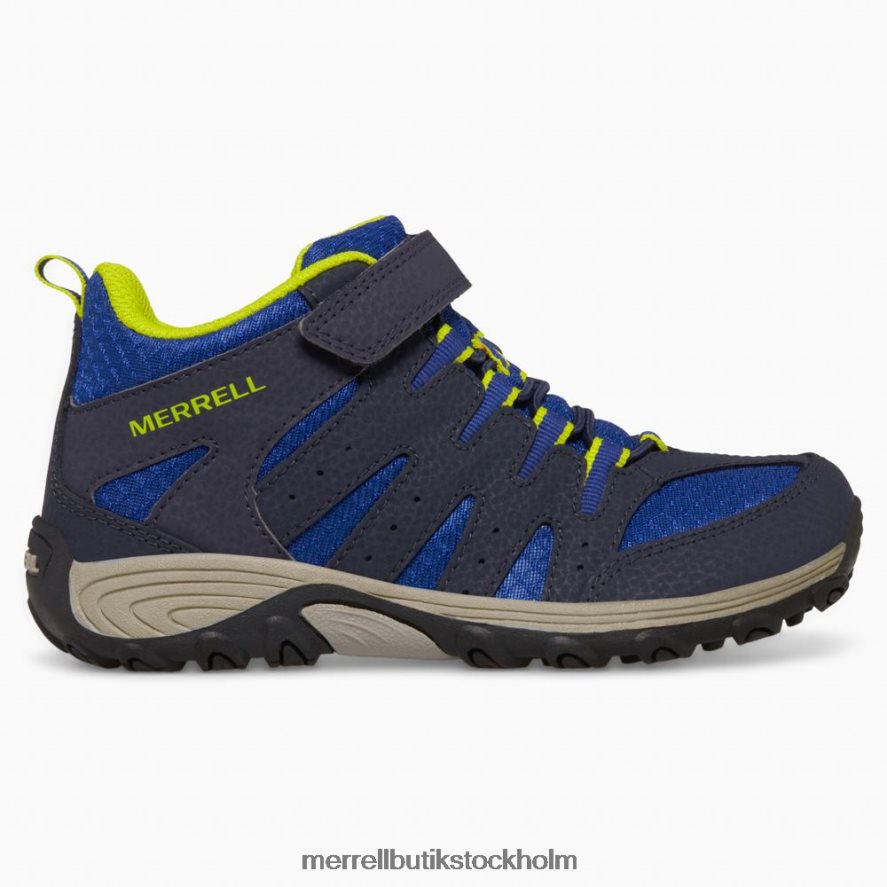 barn Merrell marin/lime outback mid 2 boot skor DP80HP1453