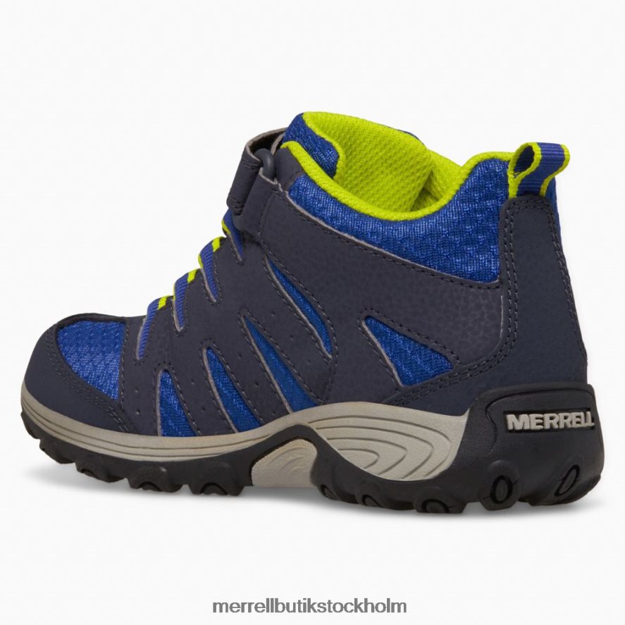 barn Merrell marin/lime outback mid 2 boot skor DP80HP1453