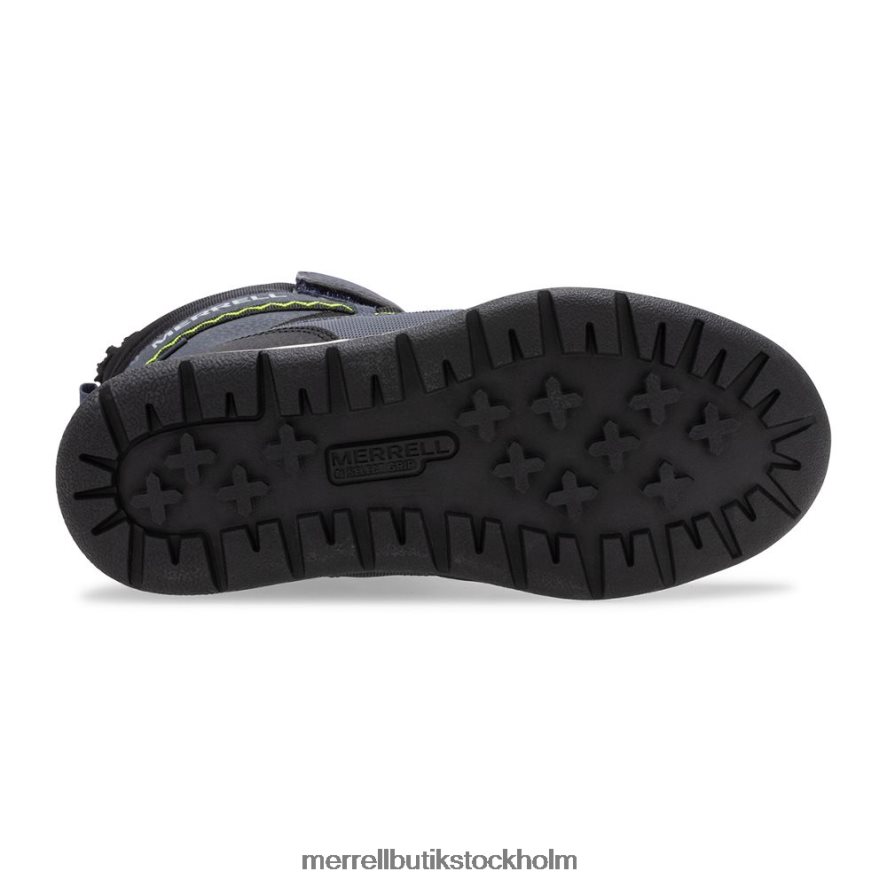 barn Merrell marin/lime snow crush 2.0 vattentät stövel skor DP80HP1508