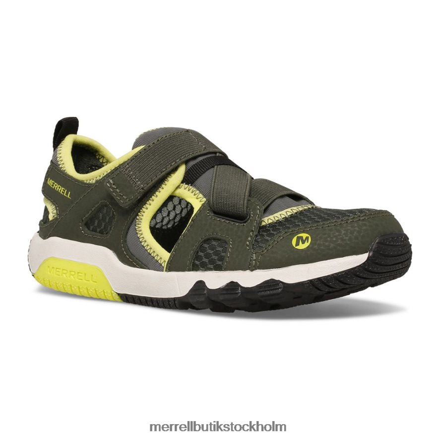 barn Merrell oliv/lime hydro free roam monarch sandal skor DP80HP1501