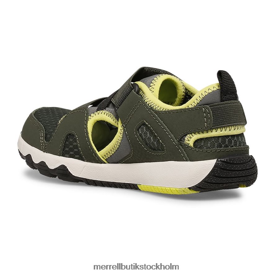 barn Merrell oliv/lime hydro free roam monarch sandal skor DP80HP1501