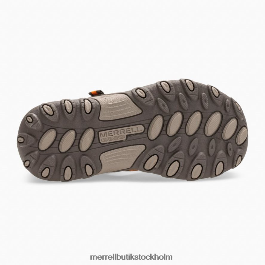 barn Merrell pistolrök/orange hydro h2o vandrarsandal skor DP80HP1411