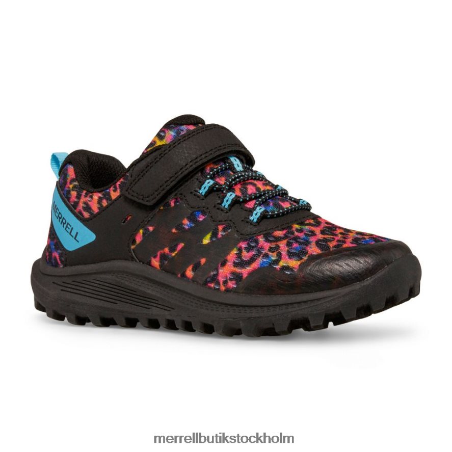barn Merrell regnbågsleopard nova 3 sneaker skor DP80HP1359