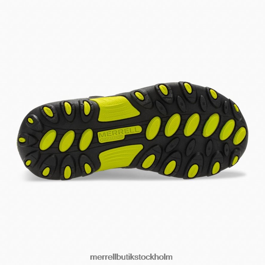 barn Merrell svart blå trail chaser sko skor DP80HP1463