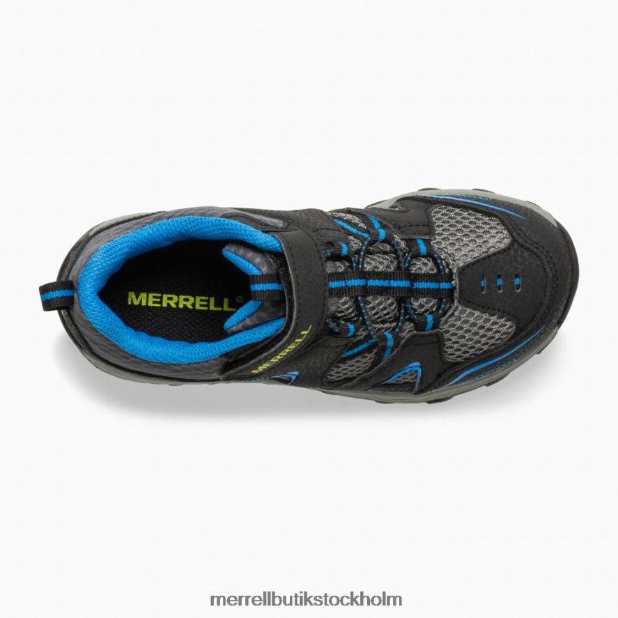 barn Merrell svart blå trail chaser sko skor DP80HP1463