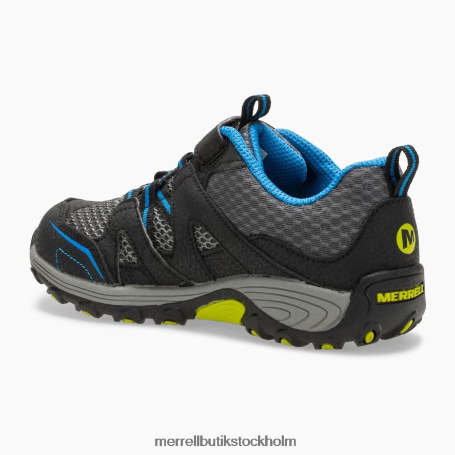 barn Merrell svart blå trail chaser sko skor DP80HP1463
