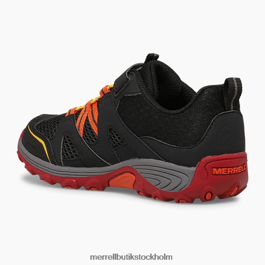 barn Merrell svart/grå/röd trail chaser sko skor DP80HP1460