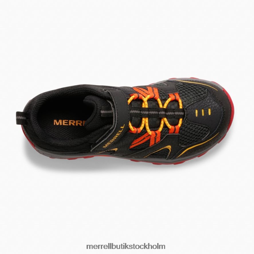 barn Merrell svart/grå/röd trail chaser sko skor DP80HP1460