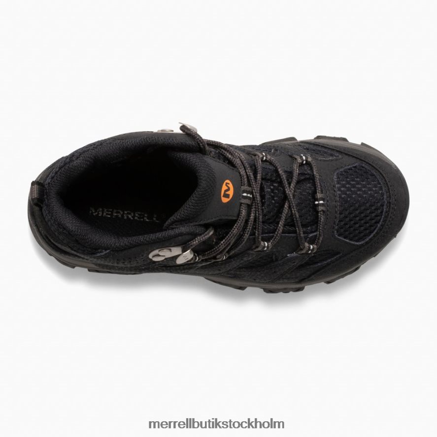 barn Merrell svart moab 3 mid vattentät stövel skor DP80HP1431