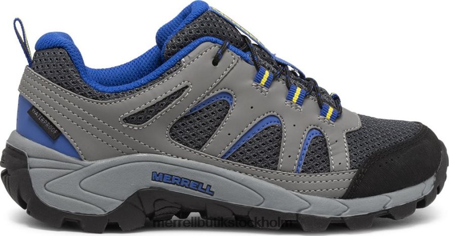 barn Merrell träkol oakcreek vattentät sneaker med låg spets skor DP80HP1450