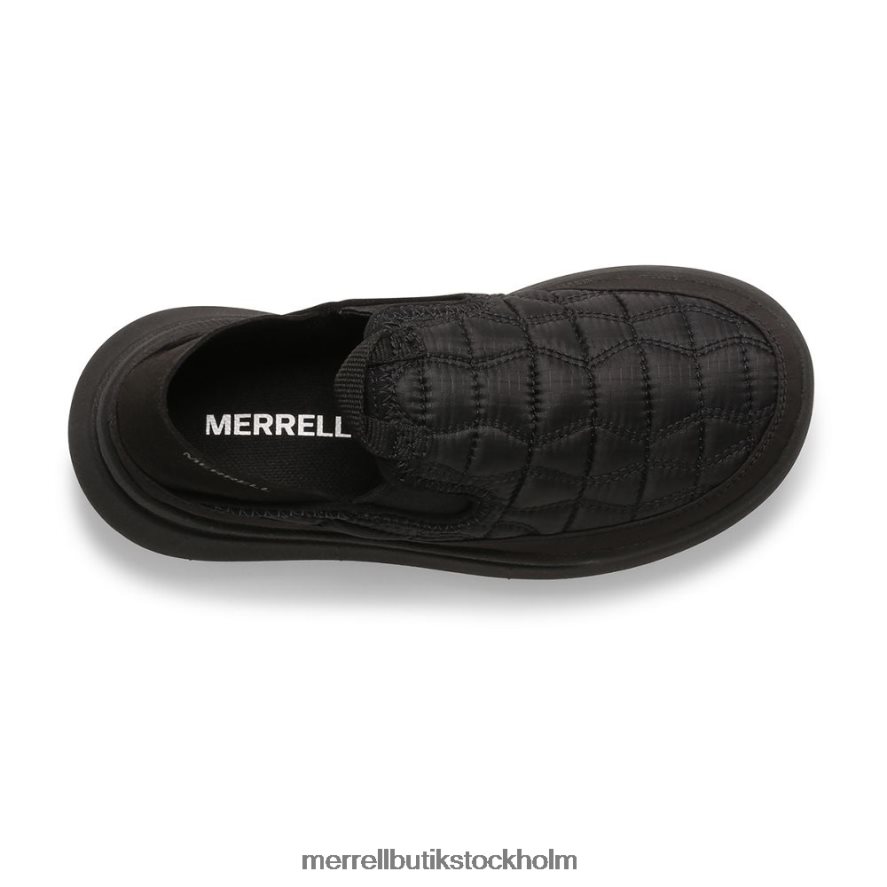 barn Merrell trippelsvart hut moc 2.0 skor DP80HP1495