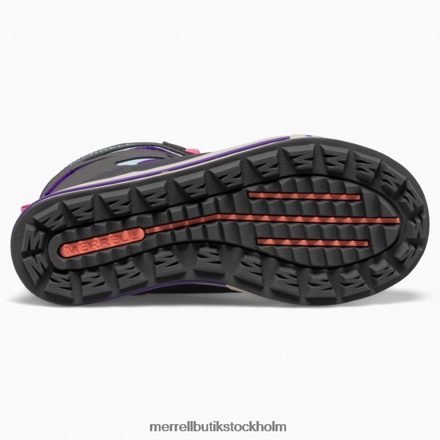 barn Merrell ultraviolett/grå snow bank 3.0 boot skor DP80HP1484