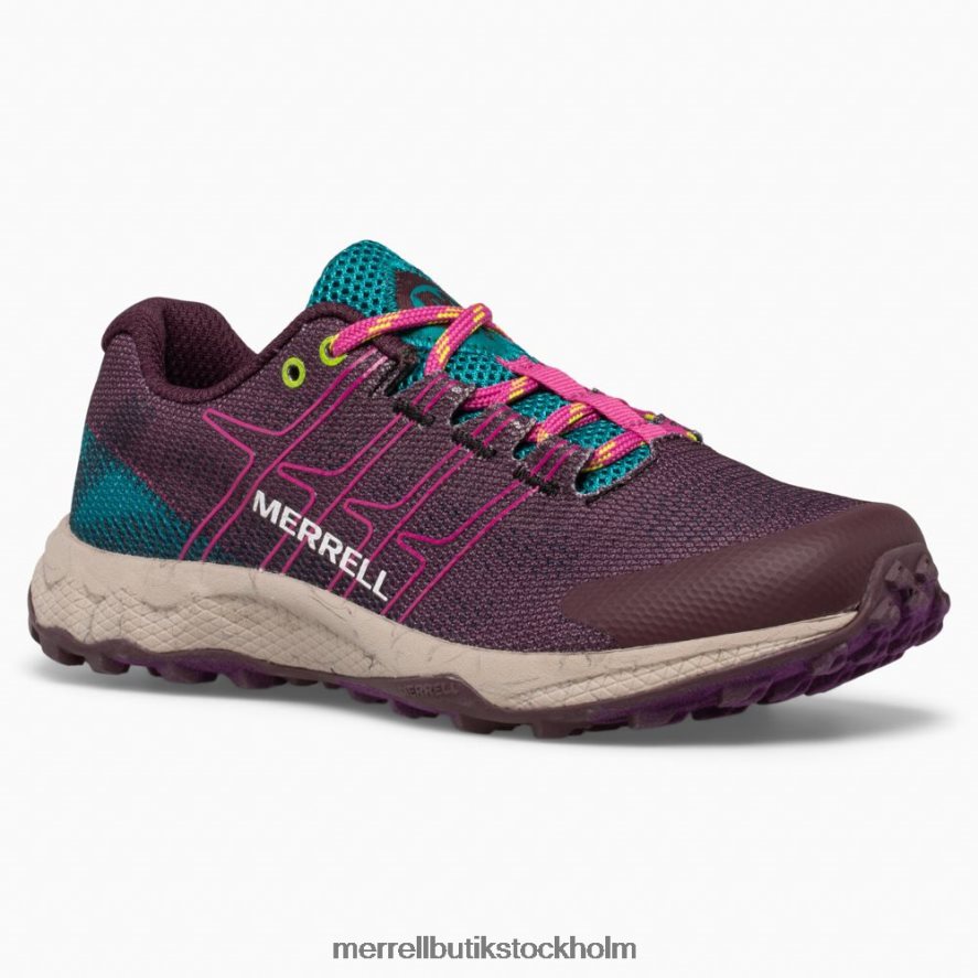 barn Merrell vinröd moab flyg låg skor DP80HP1436