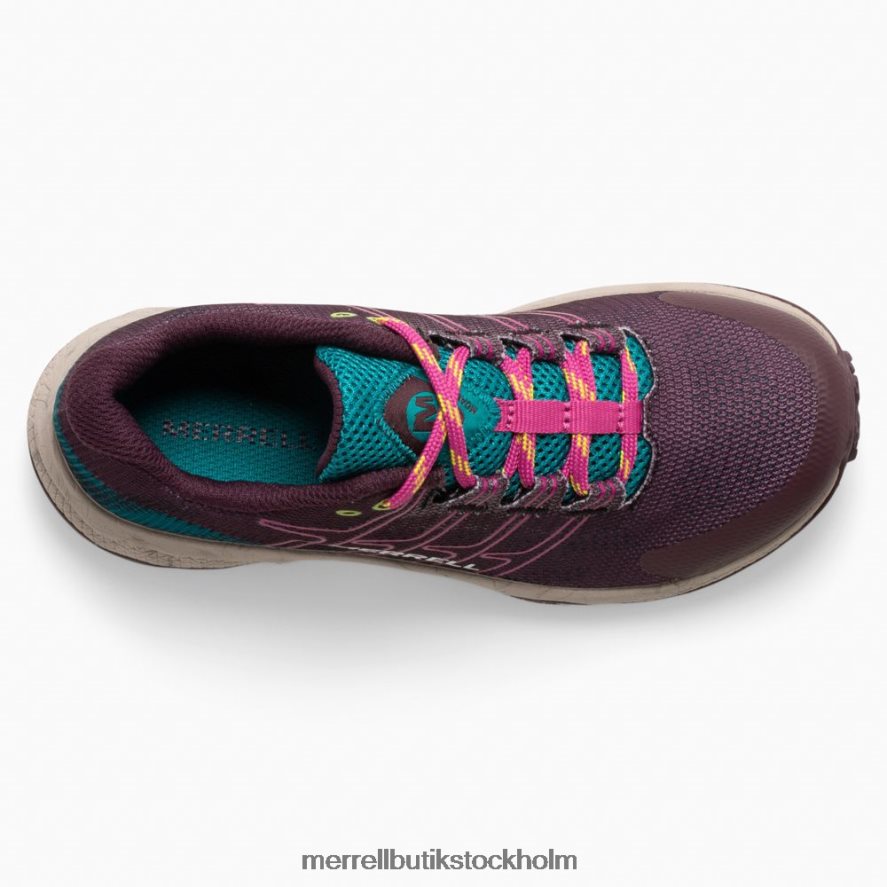 barn Merrell vinröd moab flyg låg skor DP80HP1436