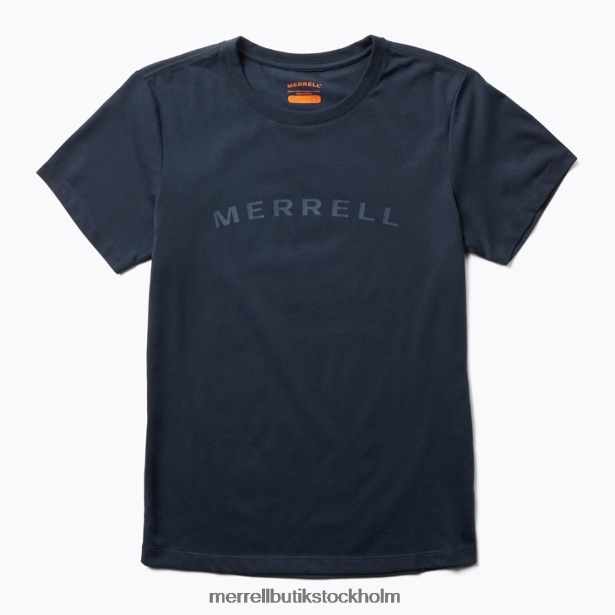 kvinnor Merrell Marin ordmärke kortärmad t-shirt kläder DP80HP1302