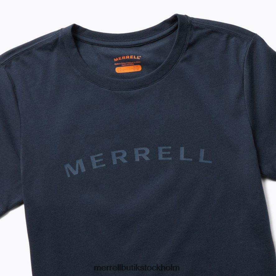 kvinnor Merrell Marin ordmärke kortärmad t-shirt kläder DP80HP1302