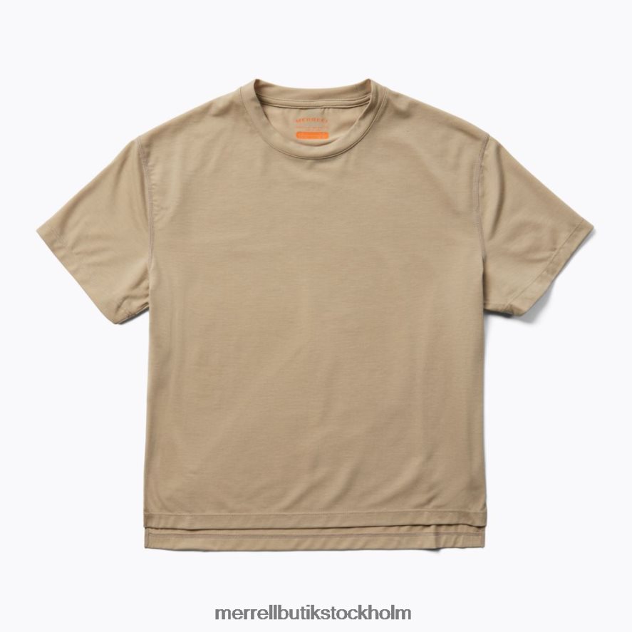 kvinnor Merrell aluminium perfekt t-shirt med tencel kläder DP80HP1008