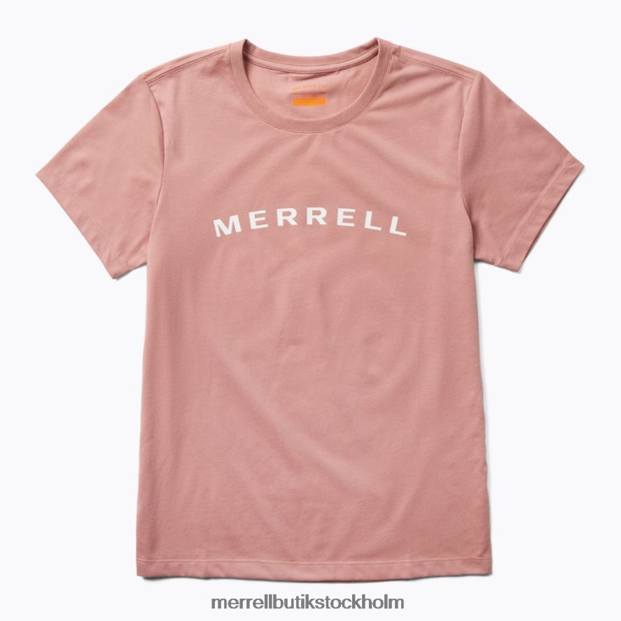 kvinnor Merrell askros ordmärke kortärmad t-shirt kläder DP80HP1301